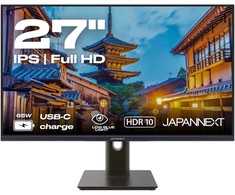 Monitorius JAPANNEXT 68,5 cm JN-IPS27FHDR-C65W-HSP 16:9 HDMI/DP FHD