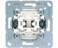 JUNG 502 U - Pushbutton switch - 2P - Wired - Metallic - 250 V - 10 A