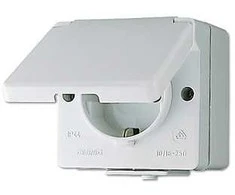 Jung 620 WX AP/WD-Steckdose Höhe 45mm