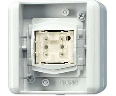 Jung 8471.02LEDW KNX Taster BA 1fach WG - Mittenstellung