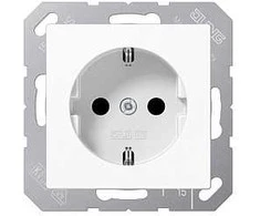 Jung A1520BFKIWW SCHUKO Steckdose bruchsicher alpinweiß