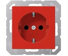 Jung A1520BFRT SCHUKO Steckdose bruchsicher 16A 250V A raudona