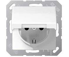 Jung AS1520KIKLWW SCHUKO Steckdose m.Klappdeckel 16A 250V AS alp
