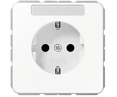 Jung CD1520BFKINAWW SCHUKO Steckdose m.Schriftfeld 16A 250V CD alpinweiß