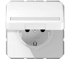 Jung CD1520BFNAKLWW SCHUKO Steckdose m.Klappd. 16A 250V CD alpinweiß