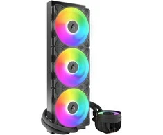 ARI ARCTIC Liquid Šaldiklis III Pro 420 A-RGB Procesorius Universalusis skystinis aušintuvas 14 cm Juoda