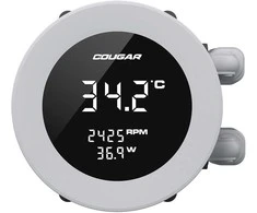 Chłodzenie wodne Cougar CPU chłodzenie wodne Poseidon Vistek 360, ARGB, balta
