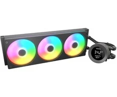 Chłodzenie wodne Cougar COUGAR CPU chłodzenie wodne Poseidon Vistek 360, ARGB, juoda