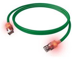 Easylan SACON Kabelis S/FTP kat. 6A (klasa EA), LSOH, žalia, 0,5 m