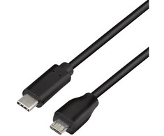 USB kabelis LogiLink LogiLink USB 2.0 kabelis, C / M su mikro- USB / M 1,00m šiltnamis