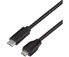 USB kabelis LogiLink LogiLink USB 2.0 kabelis, C / M su mikro- USB / M 1,00m šiltnamis