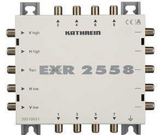 KATHREIN EXR 2558 - 5 įėjimai - 8 išėjimai - 950 - 2150 MHz - 5 - 862 MHz - 25 dB - IP30