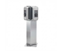 Keba 99839 Triangle pedestal f.two wallboxes stainless steel