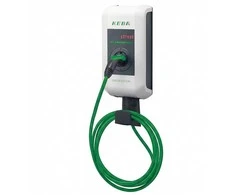 KEBA KC-P30-EC240422-L0R-GE c-series EN Type2 6m Cable 22kW-RFID-ME - Žalias EDIT