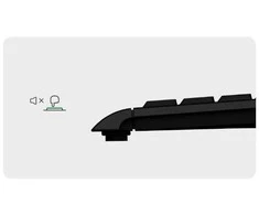 Klaviatūra Keysonic KeySonic KSK-3010ELC (DE) USB QWERTZ klaviatūra vokiška, juoda