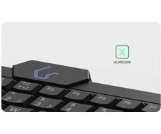 Klaviatūra KeySonic KSK-3210ELU (DE) Super-Mini Touchpad juodas