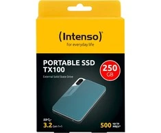 Kietasis diskas SSD USB3.2 250 GB EXT./TX100 3826440 INTENSO
