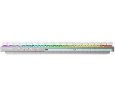 CHERRY MX 8.2 Pro TMR Belaidė klaviatūra Gaming USB + RF belaidė + Bluetooth QWERTZ Niemiecki Sidabrinė, Baltas