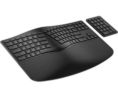 Klaviatūra HP 960 Ergonomisch seperater Tastenblock Kabellos