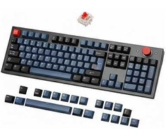 Klaviatūra Keychron Keychron Q6 Ultra 8K Knob Full Raudona bk H