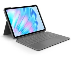 Klaviatūra ir pelė Kit Logitech Combo Touch for iPad Air 11-inch (M2) - Italian QWERTY išdėstymas - Pilkas
