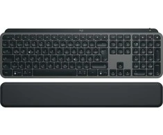 Belaidė klaviatūra Logitech MX Keys S, su atrama delnams, Išdėstymas: Vokiečių (Qwertz)