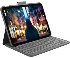 Klaviatūra Logitech SLIM FOLIO FOR IPAD (10TH GEN)/Pilkas - ITA - MEDITER-412
