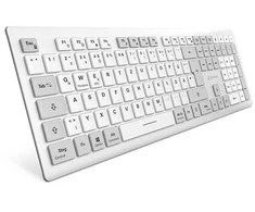 Klaviatūra Sharkoon OfficePal K30W DE išdėstymas Rubberdome wei
