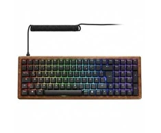 Klaviatūra Sharkoon SKILLER SGK50 S2 Wood PBT holz/juodas US-išdėstymas Gateron G Pro 3.0