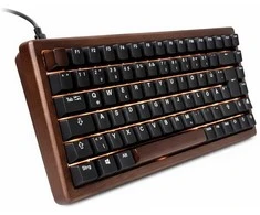 Klaviatūra Sharkoon SKILLER SGK50 S3 Wood PBT holz/juodas US-išdėstymas Gateron G Pro 3.0