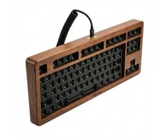 Sharkoon SKILLER SGK50 S3 Wood Barebone, Gaming-klaviatūra - holz