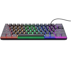 Klaviatūra Trust GXT867 ACIRA 60 MINI - juodas