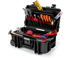 Knipex ROBUST26 ĮRANKIŲ DĖKLAS SANITARINIŲ TECHNIKŲ MONTUOTOJAMS. (1 RINKINYS)