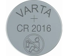 Batterie Knopfzelle CR2016 *Varta* 5-Pack