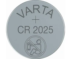 Varta 1x5 Varta electronic CR 2025 Lith. Monetų baterija 06025 101 415