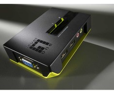 KVM Switch USB 2x Level One Audio