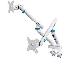 Laikiklis Assmann Electronic DIGITUS Dual Monitorius Mount 2x35inch 2x10kg Mechanical Spring VESA 75x75 100x100 Baltas