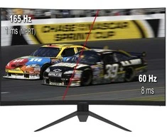 LC-Power 80,01 cm (31,5 colio) LC-M32-QHD-165-V2 lenktas monitorius
