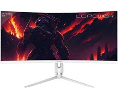 LC-Power 86,36 cm (34 colių) LC-M34-Q-C-PRO DP+HDMI+USB-A/-C+RJ45 monitorius