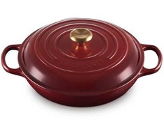 Virtuvės Indai - Le Creuset Signature Ketaus Seklioji Keptuvė 30cm 3.5L Rhone