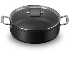 Indų Rinkinys - Le Creuset Patvarus Nelipnus Sautėjus 28cm su Stiklo Dangčiu
