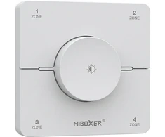 LED Fernbedienung 2,4GHz dual baltas (CCT) 4 Zonen Drehbares Panel (w) *Milight/Miboxer*