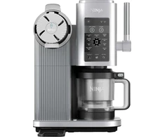 Ledų gaminimo aparatas Ninja CREAMi Scoop &amp; Swirl NC701, sidabrinės spalvos