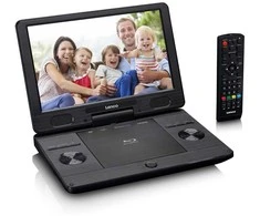 Vaizdo grotuvas Nešiojamas 11,5 colio „Blu-ray“ DVD grotuvas „LENCO BRP-1150BK“