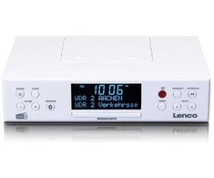 Lenco KCR-190WH - FM/DAB virtuvės radijas su Bluetooth