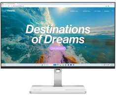 Lenovo L24D-4C Business Monitorius - Cloud Pilkas - 23,8" Full-HD, IPS, 144Hz, 250 Nits, HDMI, USB-C, DP