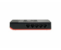 Šakotuvas Level One Carruzzo LevelOne GSW-0507 tinklo komutatorius Ne-valdomas Gigabit Ethernet (10/100/1000) Juoda, Raudona