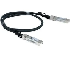Level One Carruzzo LevelOne DAC-0102 „InfiniBand“ arba pluoštinis optinis kabelis 2 m SFP+ Juoda