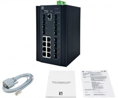 Šakotuvas Level One Carruzzo LevelOne IGX-2072 tinklo komutatorius Valdomas L2+ Gigabit Ethernet (10/100/1000) Juoda