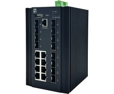 Šakotuvas Level One Komutatorius 20x GE IGX-2072 8x 1GbE.8x 2.5GbE SFP+ programinė įranga